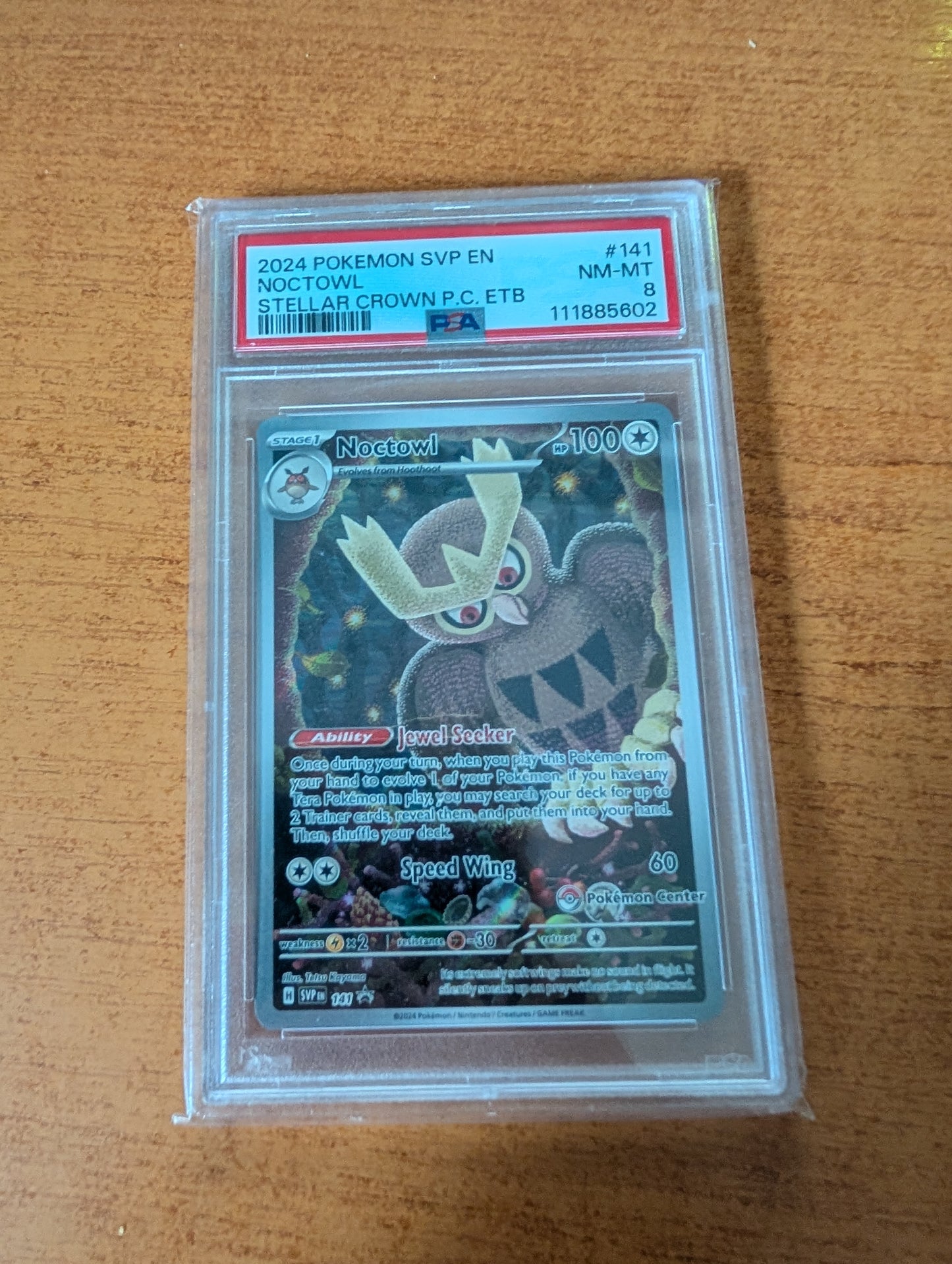 Noctowl (SVP 141) - PSA 8