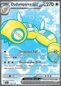 Dudunsparce ex  (JTG 178)