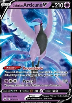 Galarian Articuno V  (CRE 058)