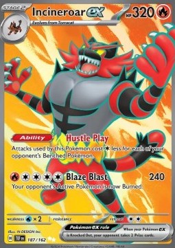 Incineroar ex  (TEF 187)