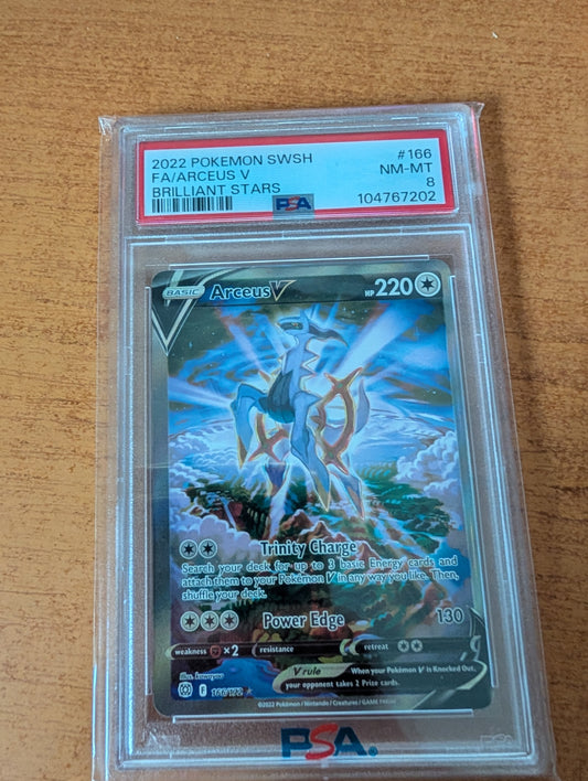 Arceus V (BRS 166) - PSA 8