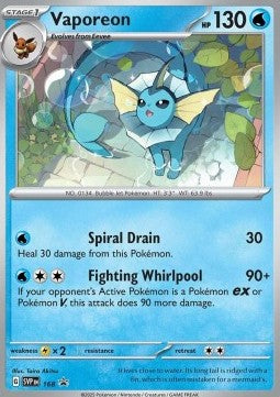 Vaporeon  (SVP 168)