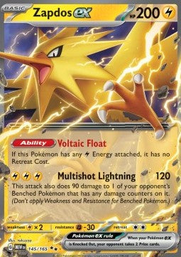 Zapdos ex  (MEW 145)